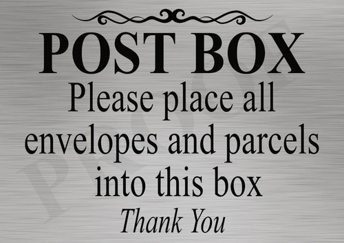 Post box place - box, envelopes