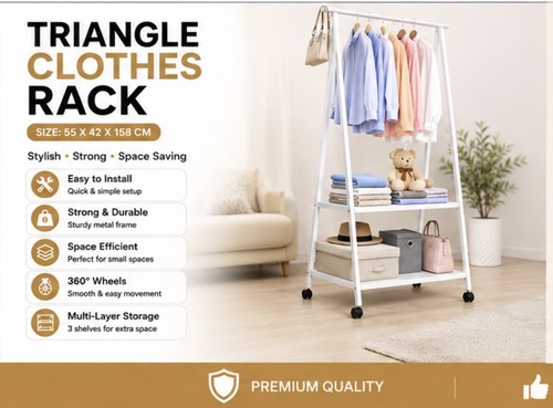 Heavy duty clothes - clothes, rail