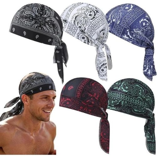 Paisley cooling headscarf cap - cooling,