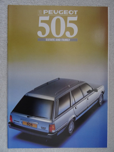 Peugeot 505 estate family - peugeot,