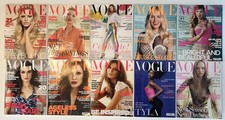 VOGUE fashion magazines  - bundle/job lot,  10 issues 