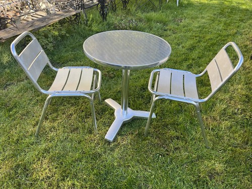 Aluminium cafe bistro table - cafe,