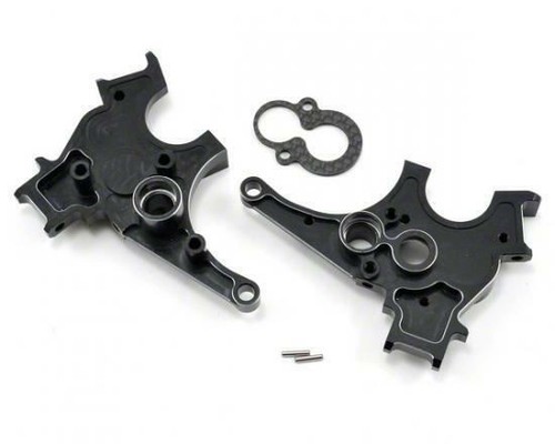 Schumacher alloy gearbox cases - alloy,