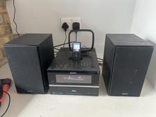 Sony HCD-BX77DBi Micro Hi-Fi System. Fully working in great cond. iPod not inc’d
