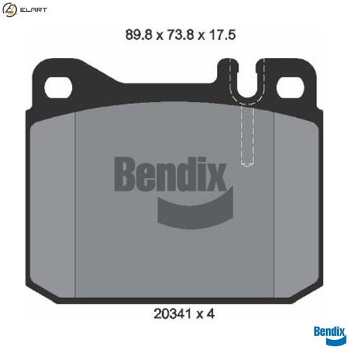 Brake pad set - brake,