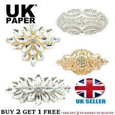NEW SILVER OR GOLD DIAMANTE RHINESTONE CRYSTAL BOUQUET WEDDING BRIDAL PIN BROOCH