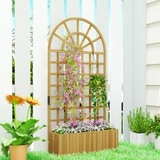 Wooden Raised Planter with