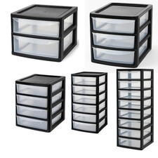 A4 PLASTIC STORAGE DRAWERS DRAW TOWER UNIT OFFICE DESKTOP TABLETOP HOME SCHOOL