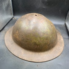 Original British Army WW2 Rolled Edge Mk2 Combat Helmet