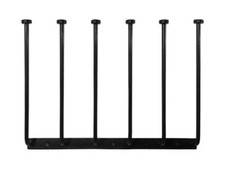 Boot Rack 47 cm Wellington Wall Mounted Steel Holds Three Pairs Garden Pride