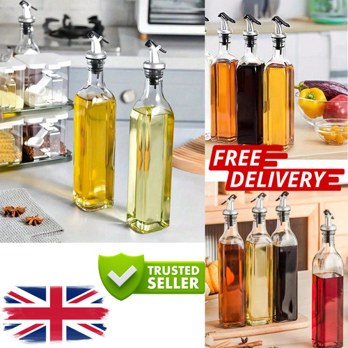 Clear glass olive - olive, pourer