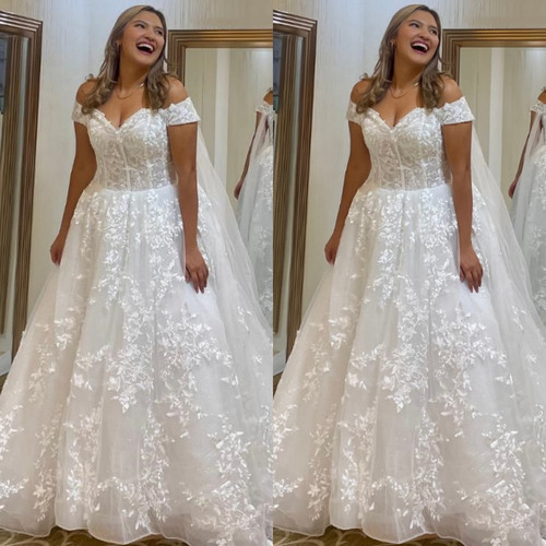 Elegant wedding dresses lace - dresses,
