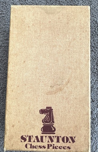 Vintage staunton chess pieces - staunton,