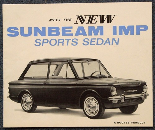 Sunbeam imp sports sedan car - sports,