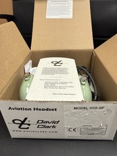 David Clark H10-20 Twin Plug Aviation Headset With Mic