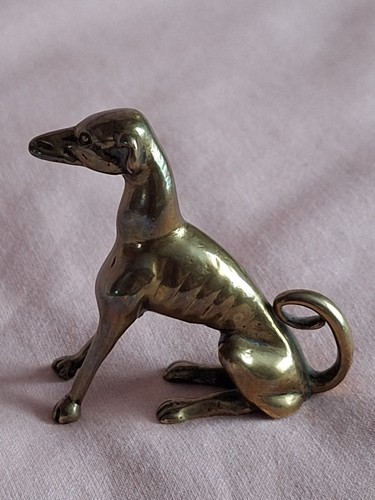 Greyhound miniature art - miniature,