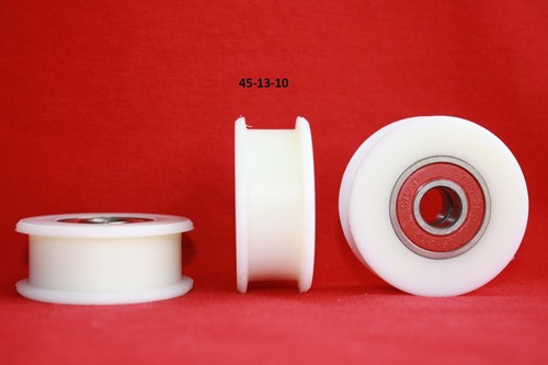 45mm square flat nylon pulley - square,