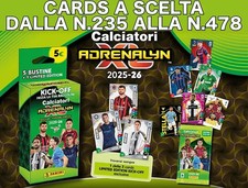 PANINI CALCIATORI ADRENALYN XL 2025 2026 25 26 CARDS A SCELTA N.235 - N.478