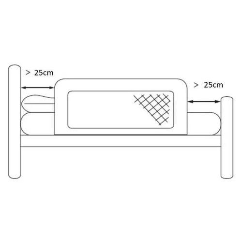 Safetots bed rail - rail, wood