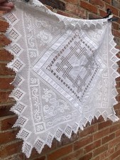VTG White Tablecloth