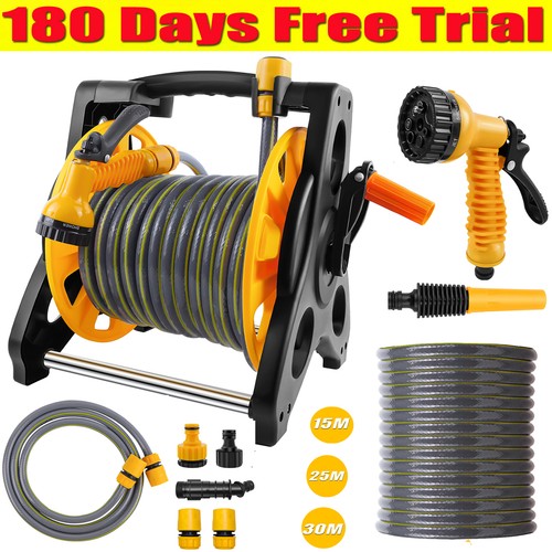 Compact garden hose reel 15m - reel,
