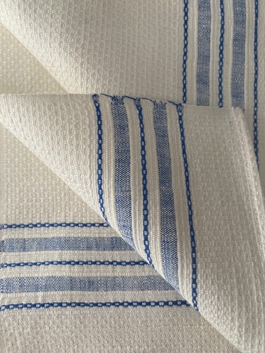 Vintage french linen - vintage, blue