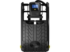 MICHELIN FOOT PUMP DOUBLE BARREL DIGITAL GUAGE 12203 INFLATOR CAR TYRES  **NEW**
