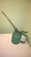 vintage Wesco Oil Can Dispensers Green Made In Birmingham Nylon Spout