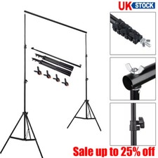 Adjustable Photography Background Support Stand Photo Backdrop Crossbar Kit New