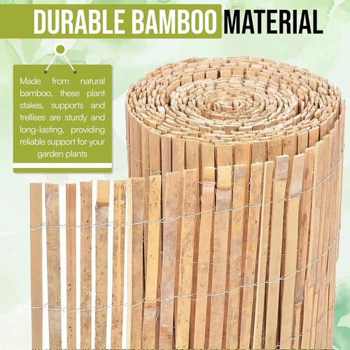 Bamboo slat fence screening - slat,