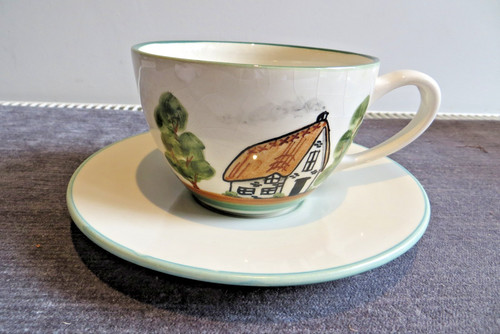 Bovey pottery hand painted - bovey,