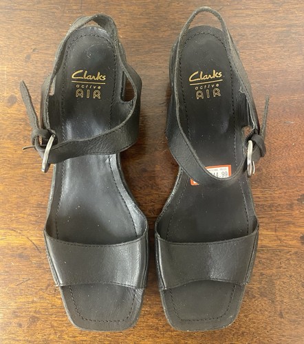 Brand new clarks black - black, leather