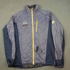 Mammut Jacket Mens 2XL Gray Navy Valdez Heli-Ski Guides Ajungilak OTI Element