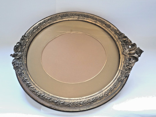 Large oval antique gilt - oval,