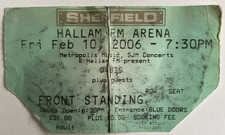 Oasis Ticket Stub Sheffield