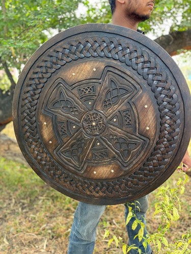 Wooden carving handmade - handmade, shield