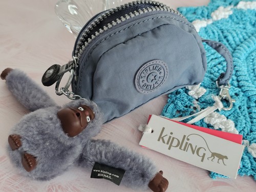 Kipling denim blue purse - kipling,