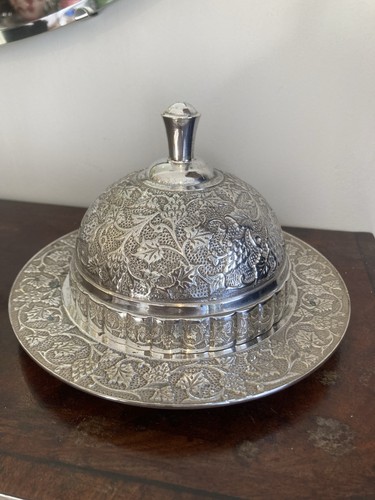 Small silver plate covered - silver,