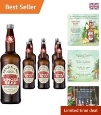 Authentic Craft Ginger Beer - 6 x 750 ml Bottles of Gluten-Free Refreshment