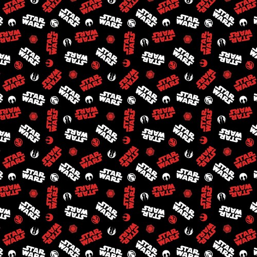 Star wars black - star, fabric
