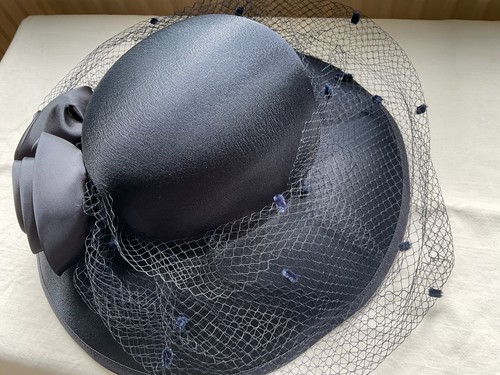Navy blue hamells - blue, brimmed