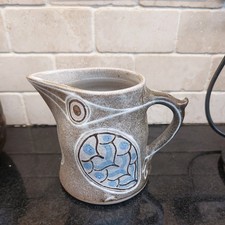 Ann Wrightson Studio Pottery Stoneware Bird Jug Stylised Fabulous 10.5cm High