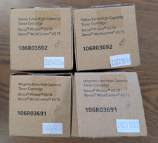 GENUINE Xerox Phaser 6510 / WorkCentre 6515 High Cap Toner - OEM - NEW* Set of 4