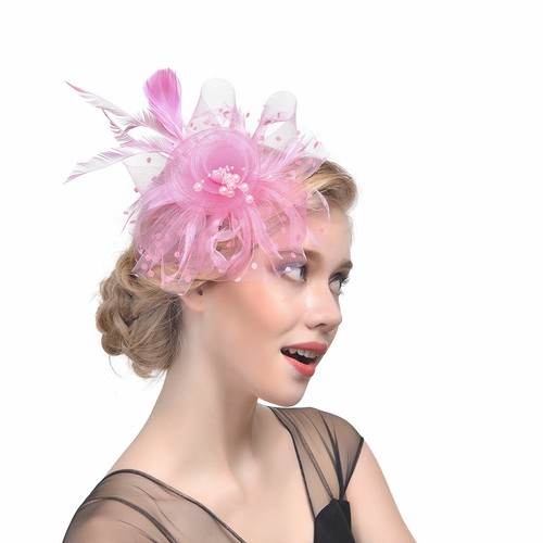 Elegant feather fascinator - elegant,
