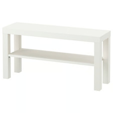 NEW IKEA LACK TV Stand White 90x26x45 cm Storage Bench Media Unit Shelf