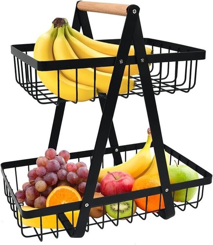 Tier fruit storage basket - tier,