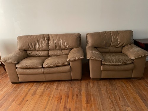 Natuzzi italian leather sofa - natuzzi,