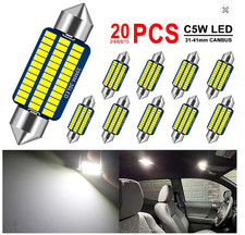2/10/20PCS C5W LED Bulbs