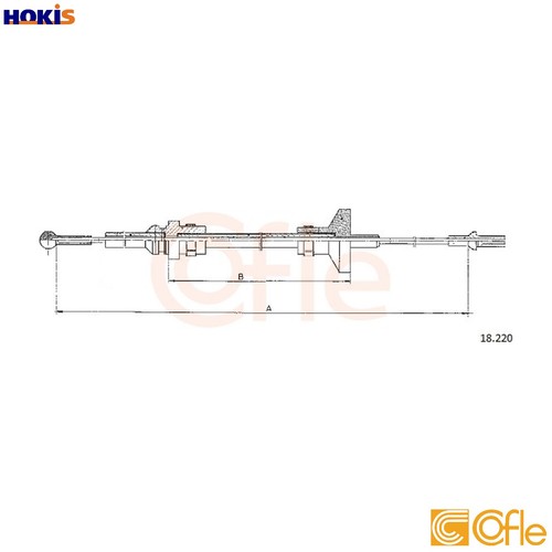 Cable pull clutch - cable,