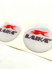 RV sticker, LAIKA caravan sticker, 56 mm, 3D gel x2